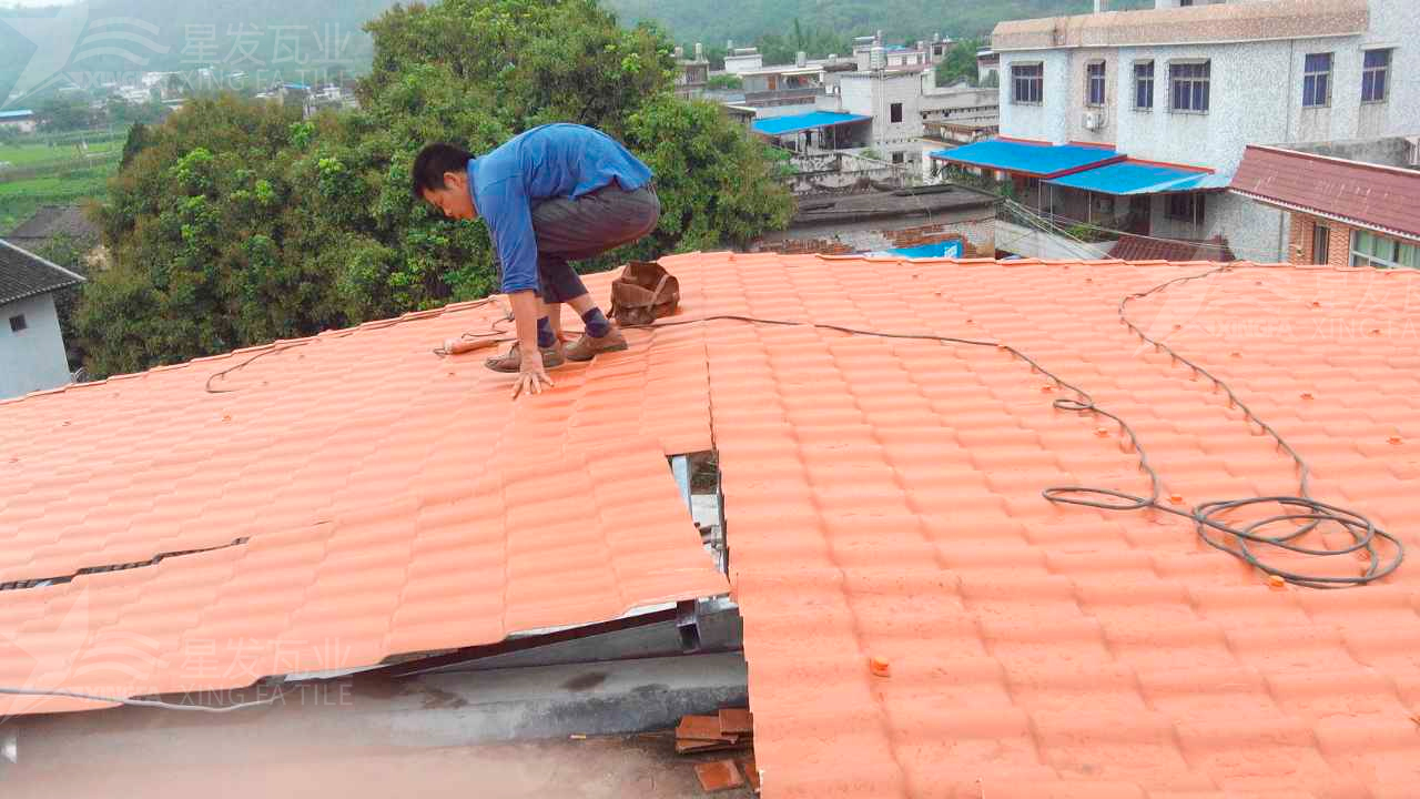 九江屋頂鋪設安裝合成樹脂瓦時，牢牢記住這3點，就不怕屋頂出問題！